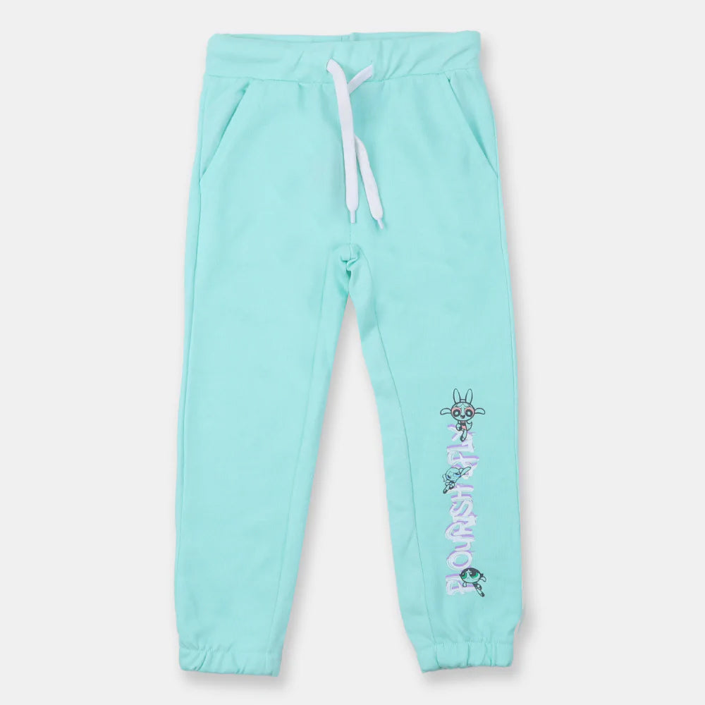 Girls Character Jersey Pyjama - AQUA