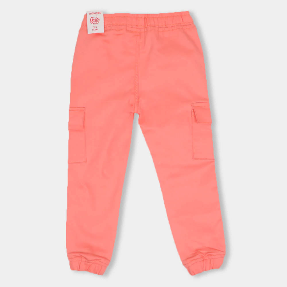 Girls Pant Cotton W/Side Pocket
