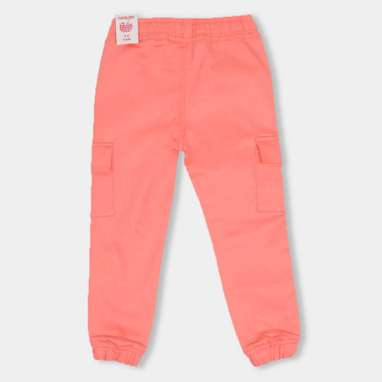Girls Pant Cotton W/Side Pocket