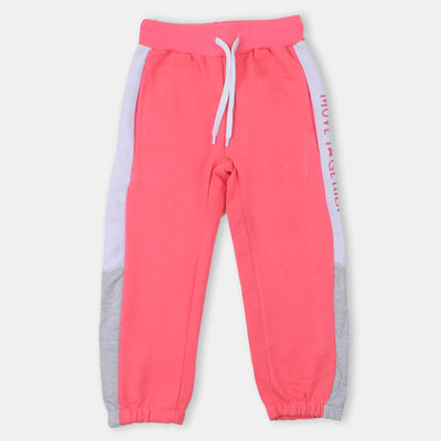 Girls Jersey Pyjama Move - Hot Pink