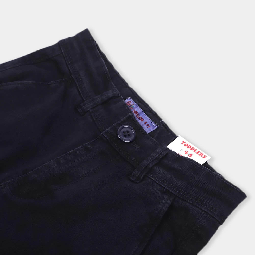 Boys Pant Cotton Chino Basic - NAVY