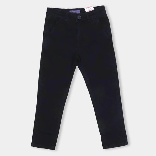 Boys Pant Cotton Chino Basic - NAVY