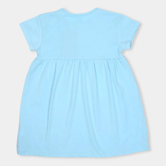 Girls Casual Top Embroidered - Blue