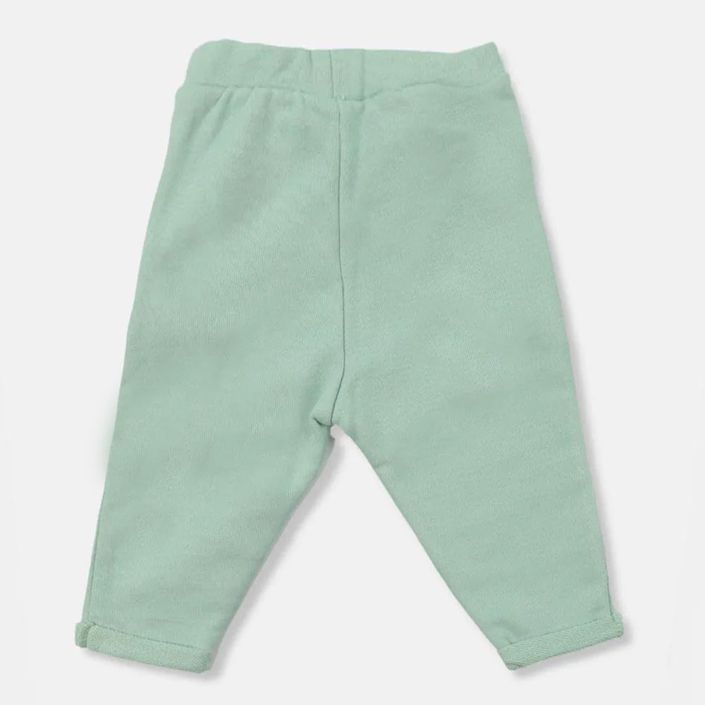 Infant Boys Sleeping Pyjama Quilted - Parrot Green