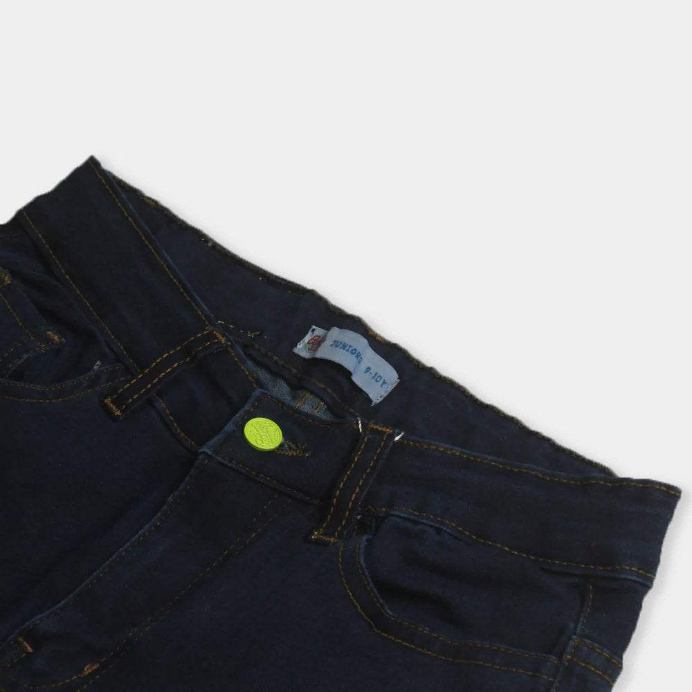 Girls Pant Denim Basic - NAVY