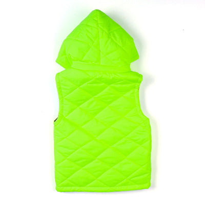 Infant Boys Hooded Jacket Puffer- Green