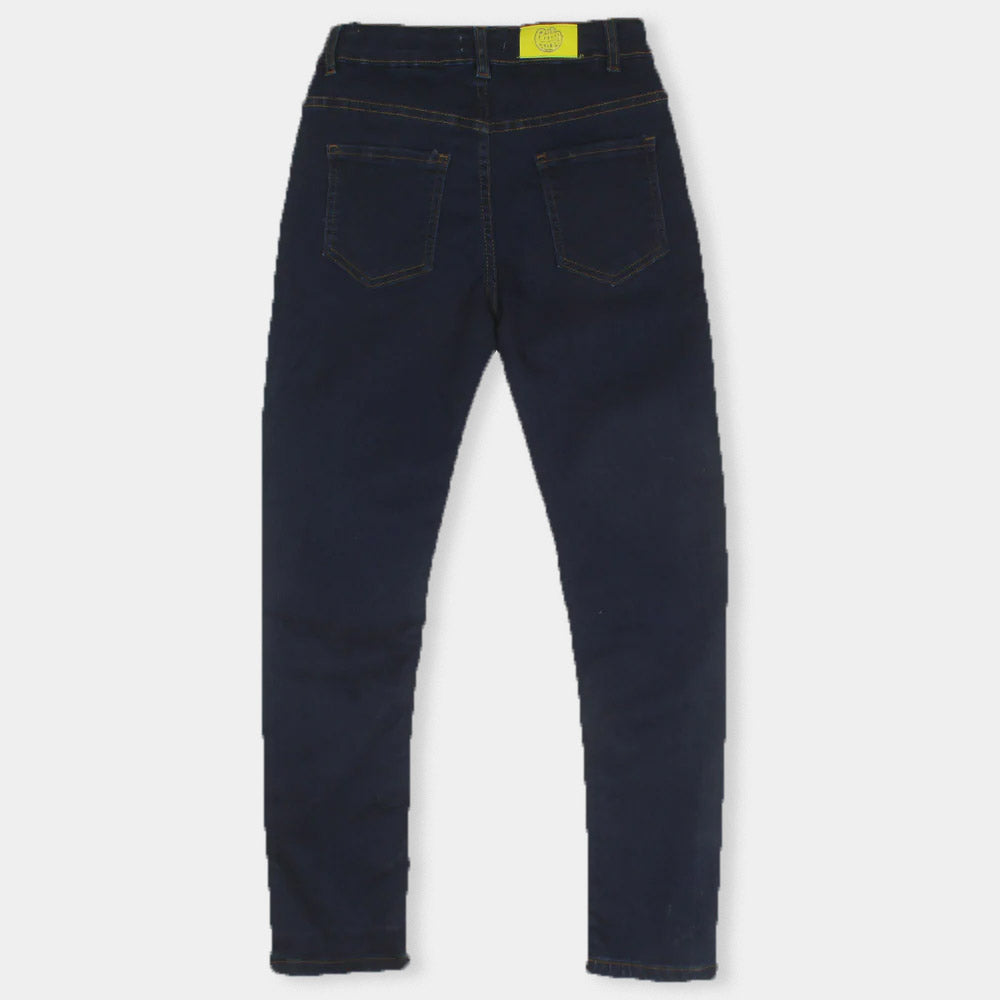 Girls Pant Denim Basic - NAVY