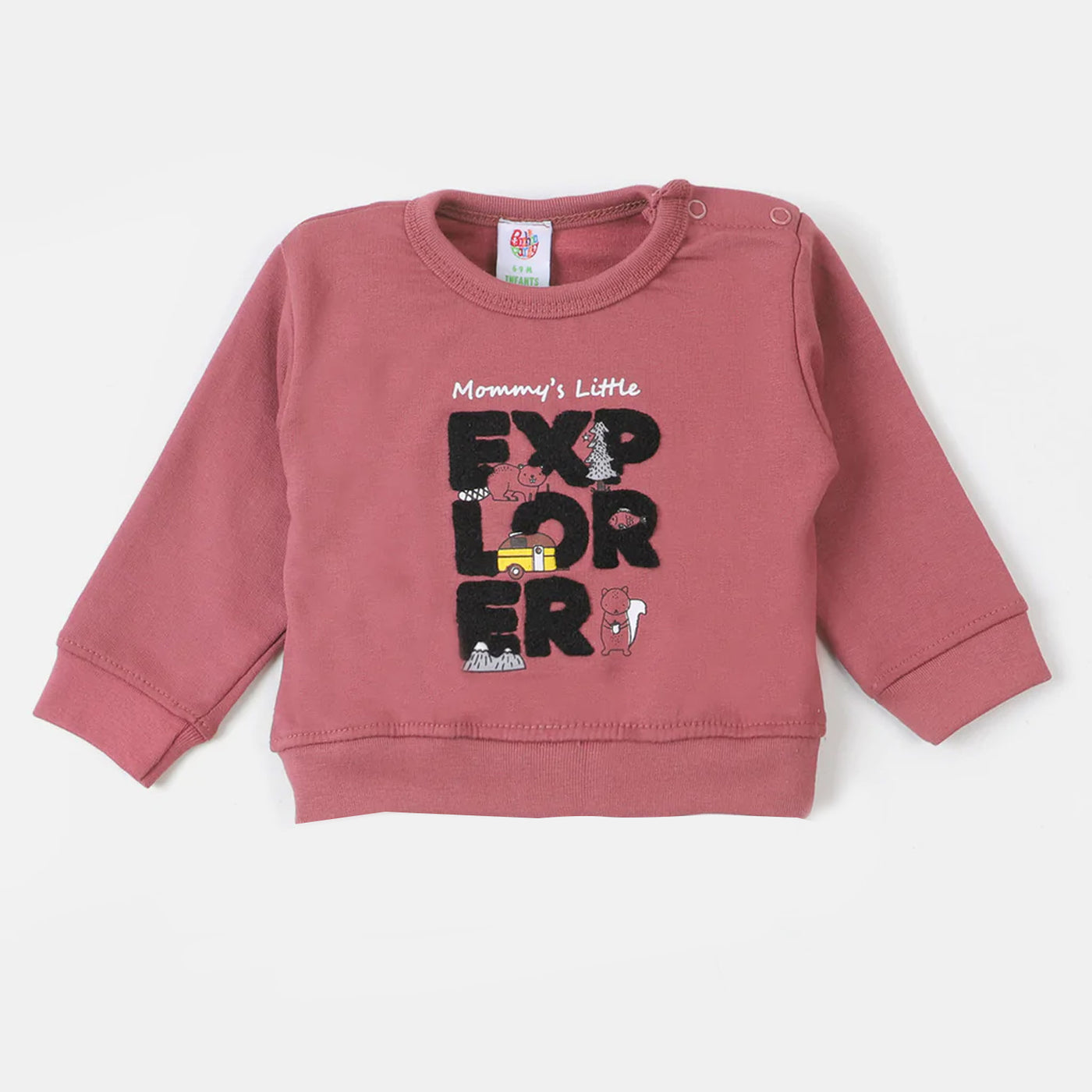 Infant Boys Sweatshirt Explorer - L-Maroon