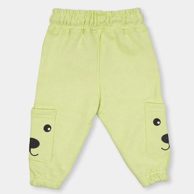 Infant Boys Sleeping Pyjama Bear - Sunny Lime