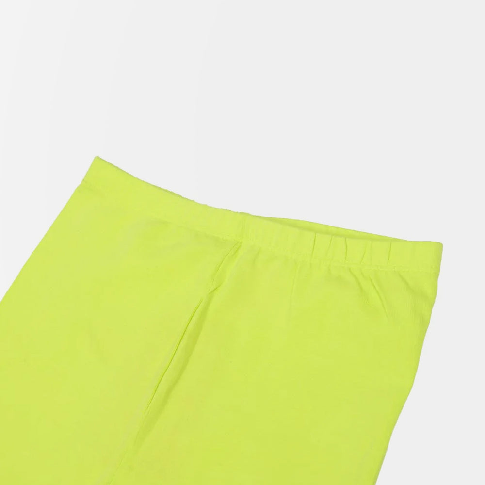 Girls Basic Tights - Neon Green