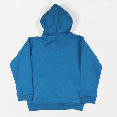 Hooded Jacket For Girls - Blue