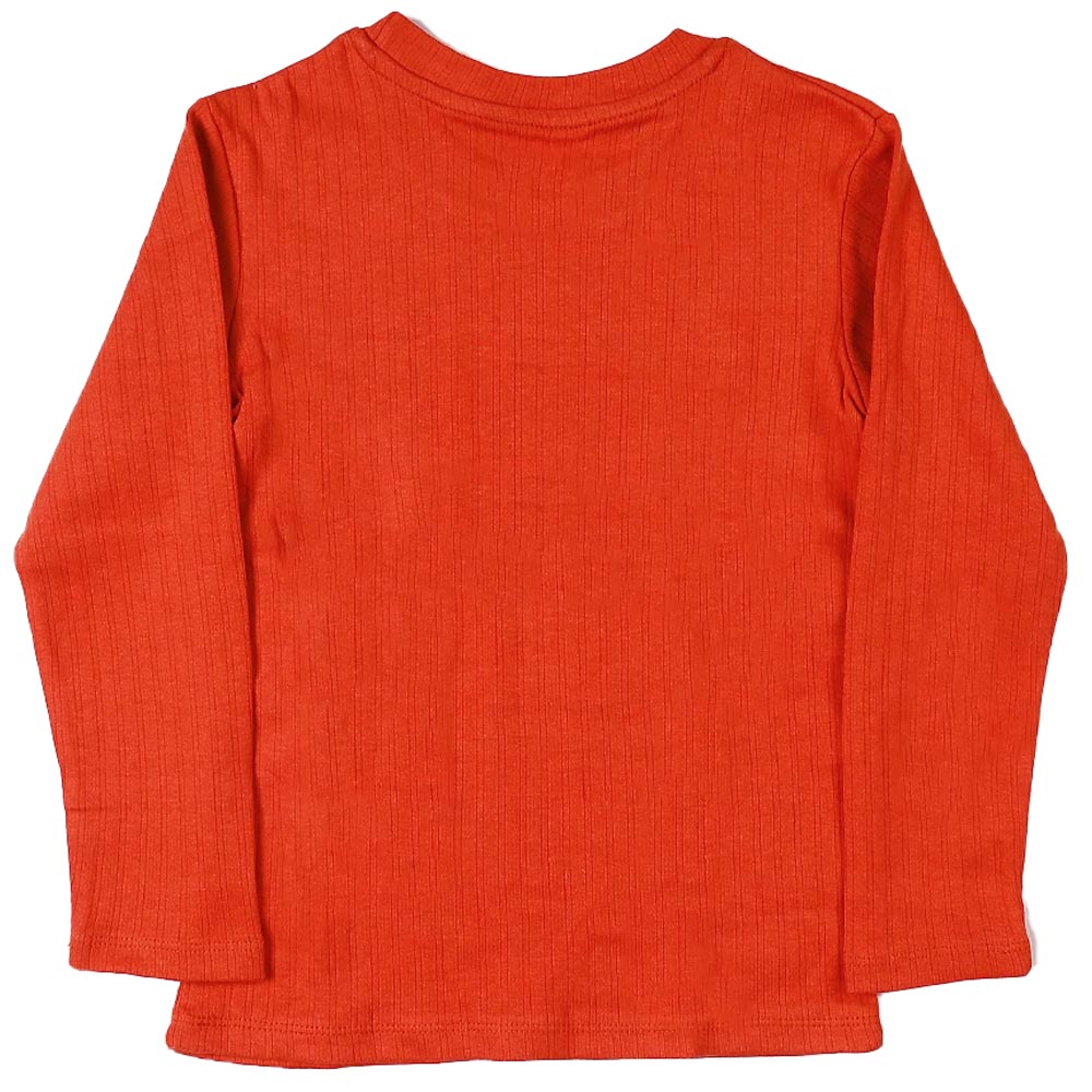 Kids Full Sleeves T-Shirt Rib - B-Orange