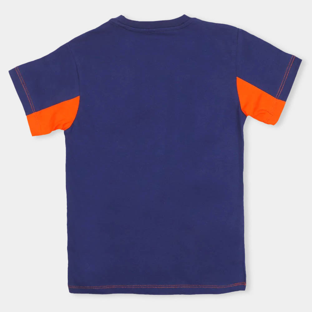 Boys T-Shirt Play The Game - NAVY