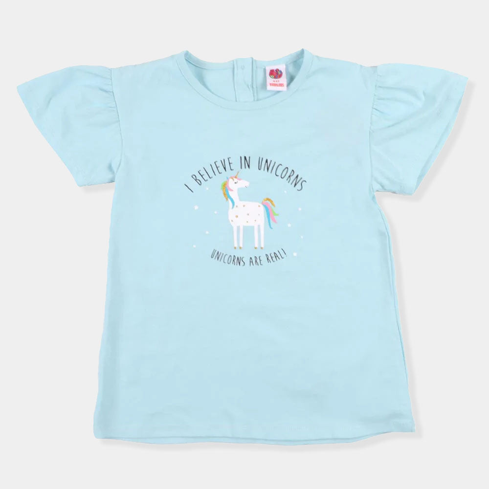 Girls T-Shirt Fair Aqua