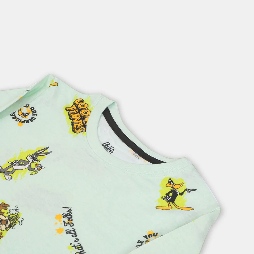 Boys T-Shirt Character - Sea Green