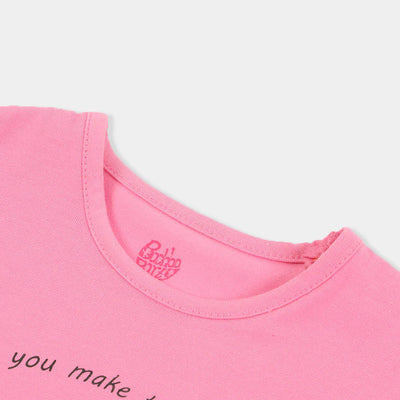 Girls T-Shirt Make Today Special - Pink