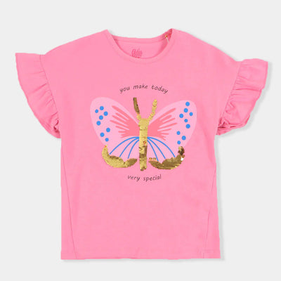 Girls T-Shirt Make Today Special - Pink