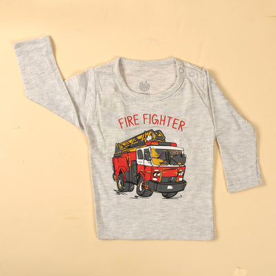 Fire Fighter T-Shirt For Boys - Otmail