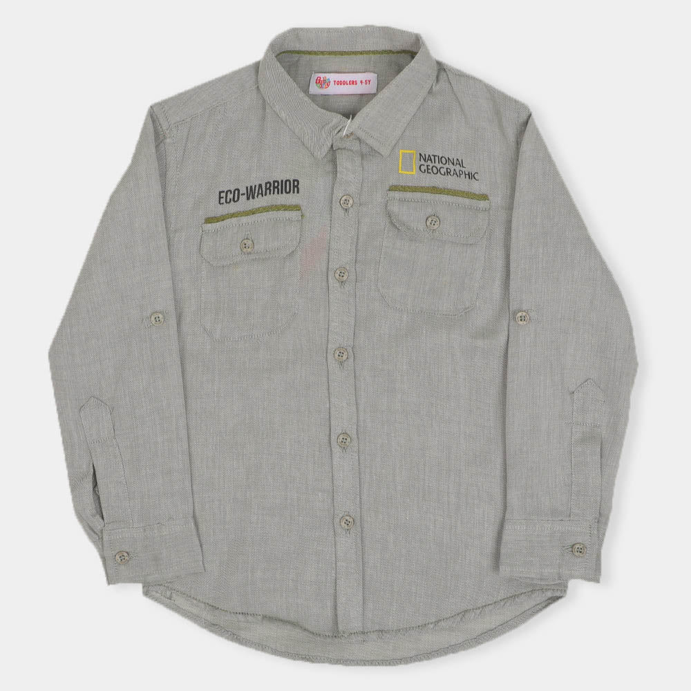 Boys Casual Shirt Safari - Grey