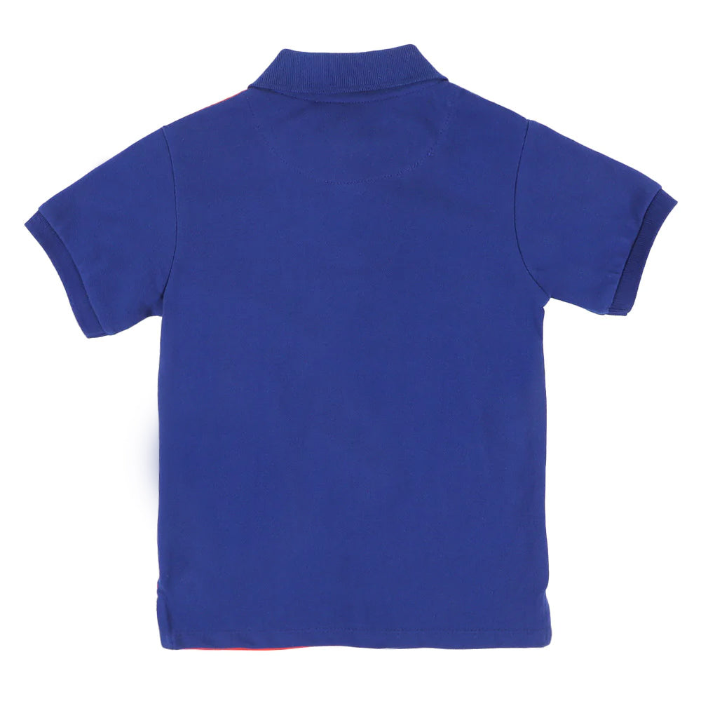 Boys Polo London - Blue/Red