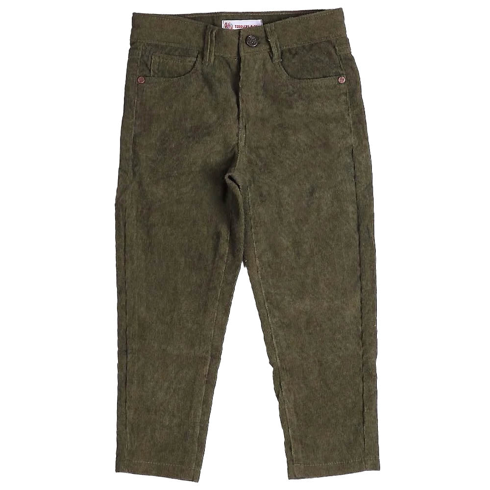 Boys Pant Corduroy Basic - Green