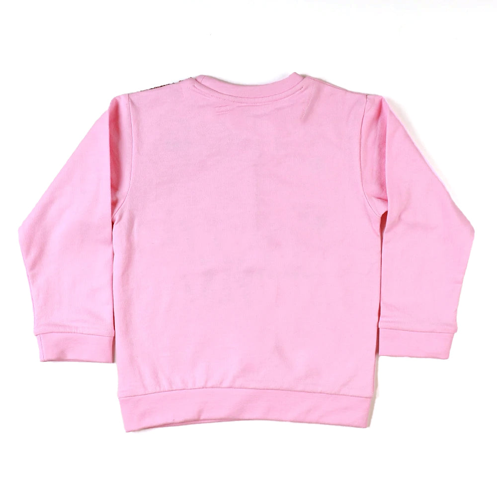 Super Girls Sweatshirt For Girls - Pink
