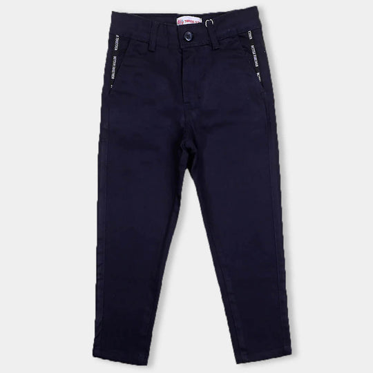Better Together Cotton Pant For Boys - Navy Blue