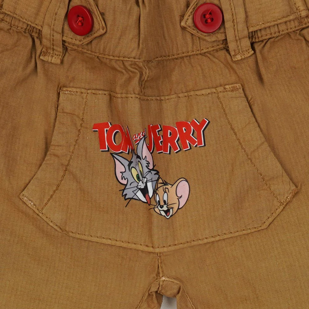 Infant Boys Pant Cotton - Khaki