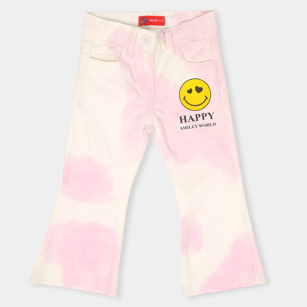 Girls Pant Cotton Happy - Tie Dye