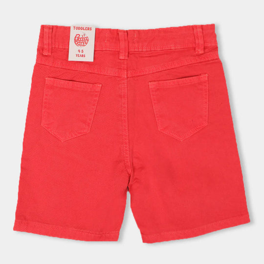 Boys Short Cotton Surfing - Red