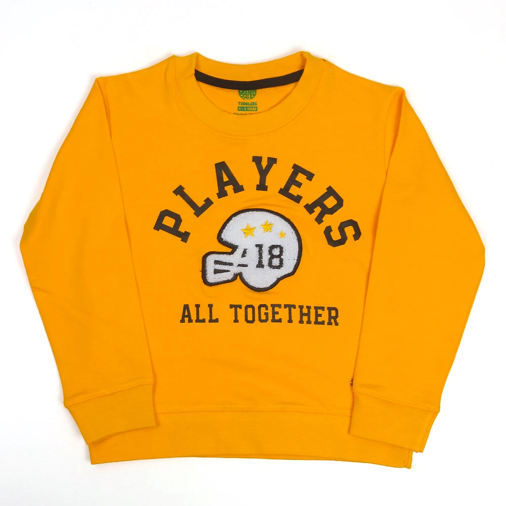 Player Sweatshirt For Boys - Citrus