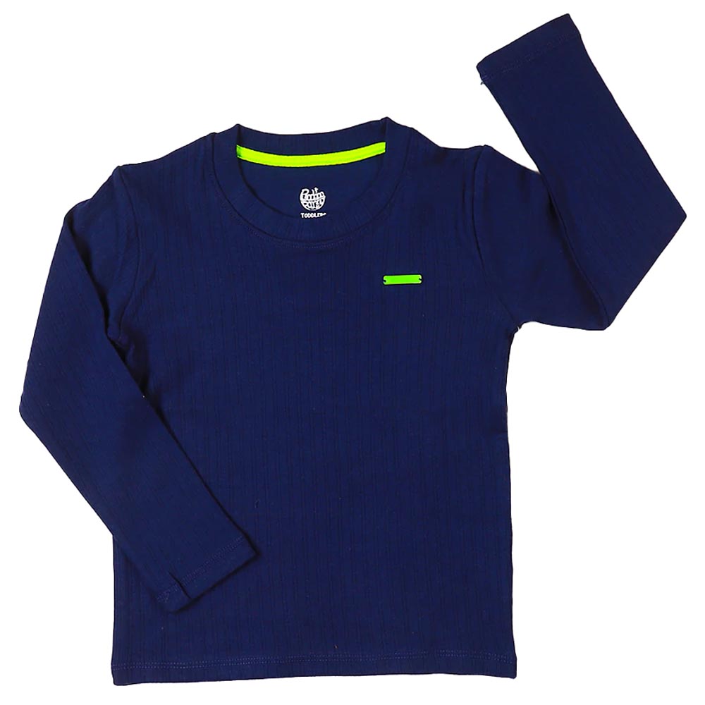 Kids T-Shirt Rib - Navy Blue