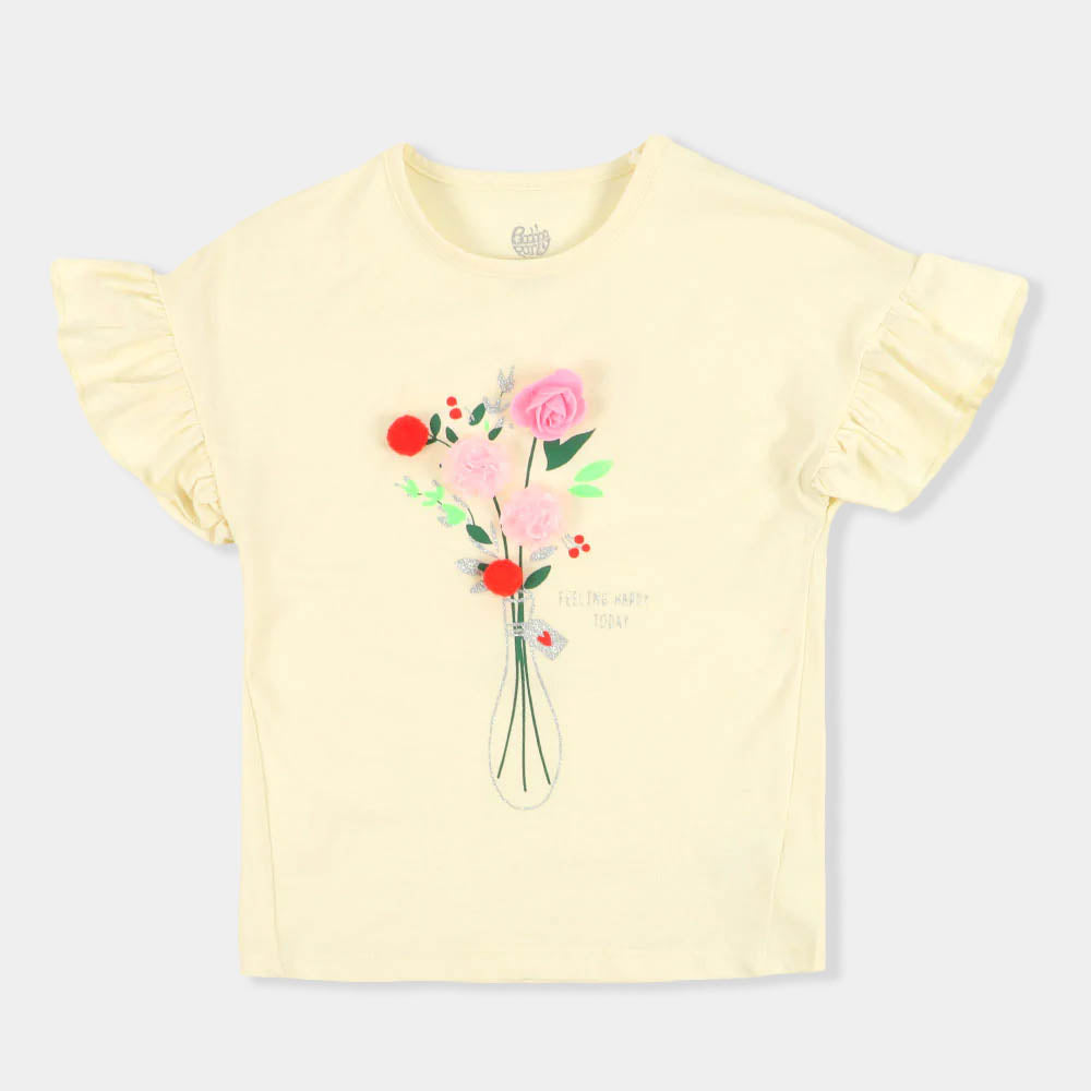 Girls T-Shirt Feeling Happy Today