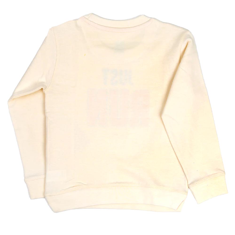 Run Sweatshirt For Boys - Cream