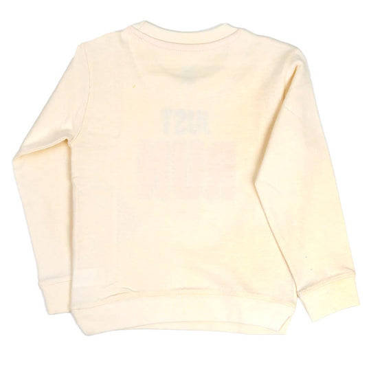 Run Sweatshirt For Boys - Cream