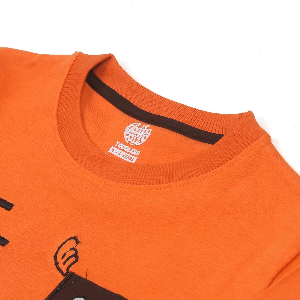 Awesome SweatShirt For Boys - Orange