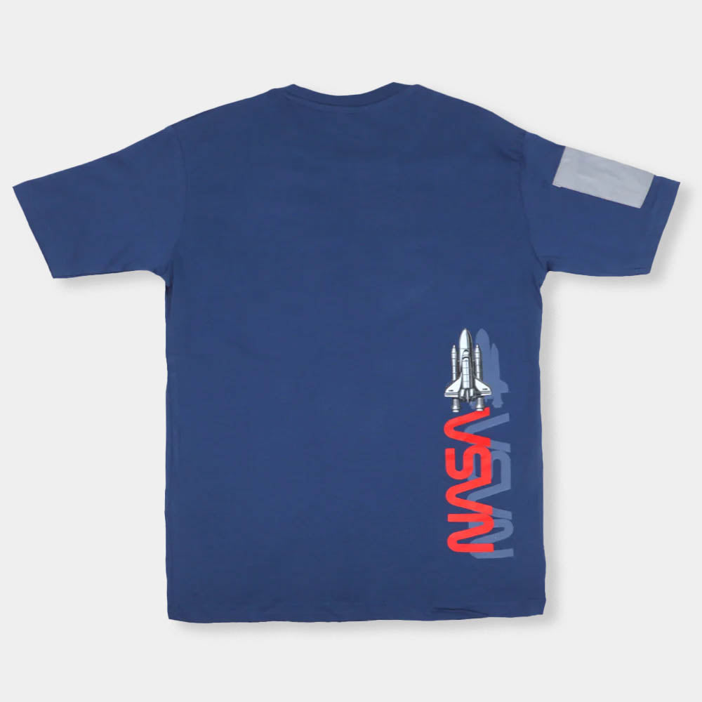 Teens Boys T-Shirt H/S Nasa-Navy Peony
