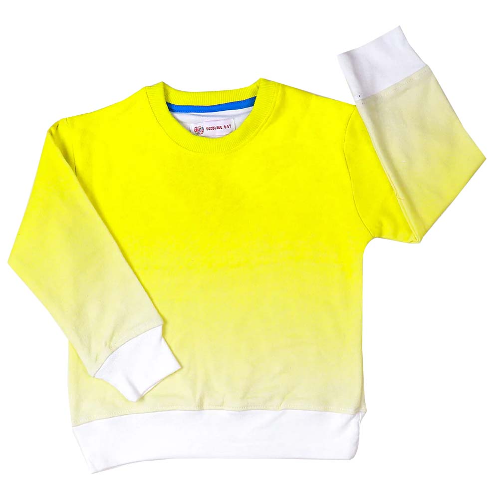 Tie & Dye Boys Sweatshirt - Yellow