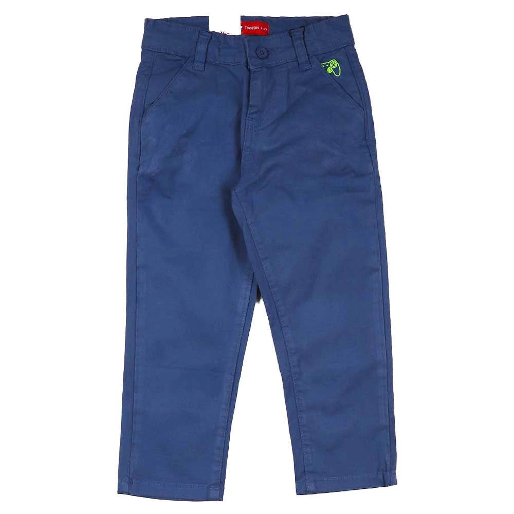 Cotton Pant For Boys - Blue