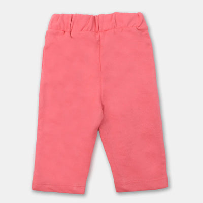 Infant Girls Sleeping Pyjama Lace - Peach