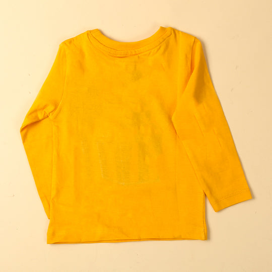 Popcorn T-Shirt For Boys - Yellow