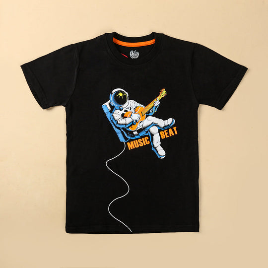 Infant Character T-Shirt For Boys - Black