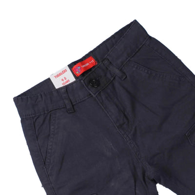 Cotton Pant For Boys - Navy Blue