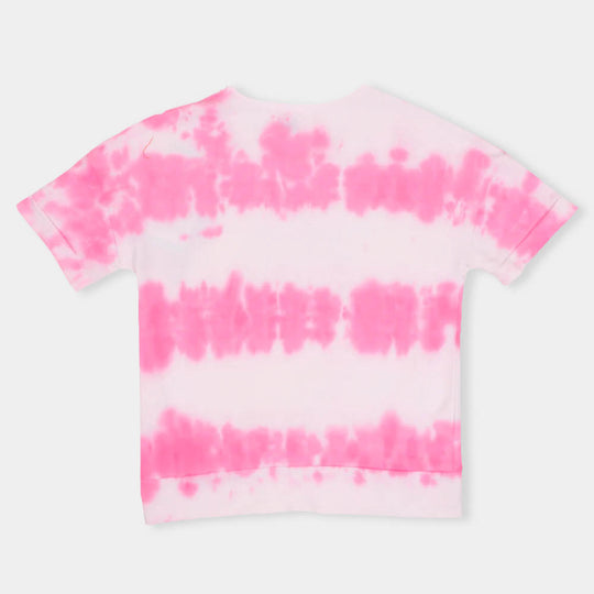 Girls T-Shirt No Planet B - Tie Dye