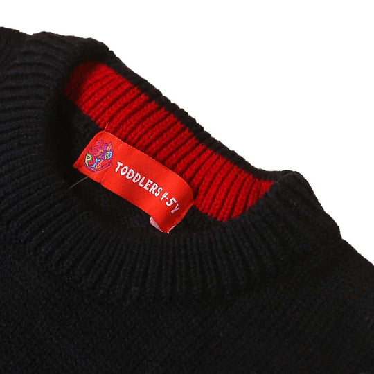 Basic Sweater For Boys - Navy Blue