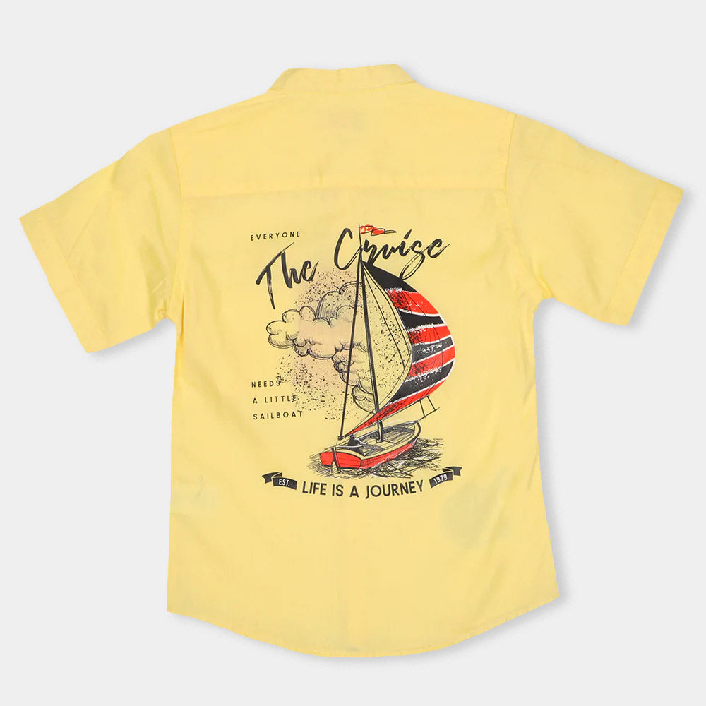 Boys Casual Shirt The Cruise - Lime