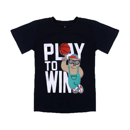 Infants Boys T-Shirt Play To Win E-C -N.Blue