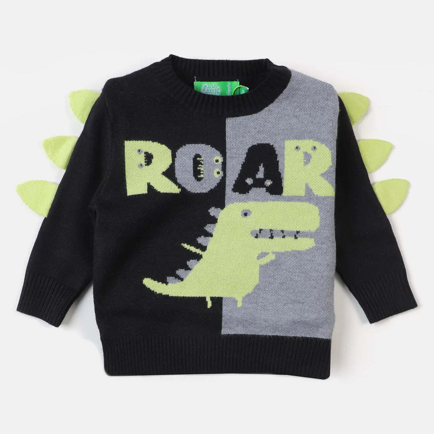 Infant Boys Sweater Roar - BLACK