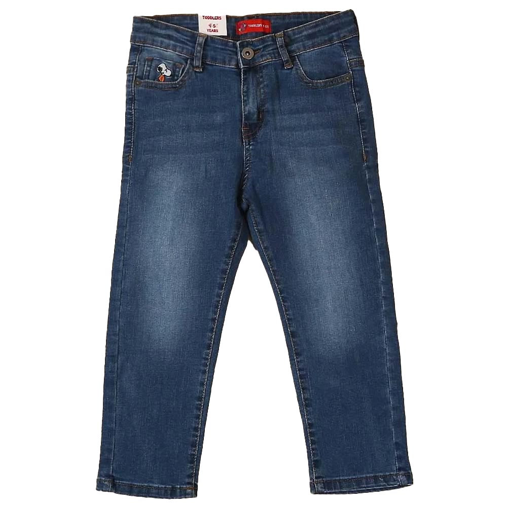 Denim Pant For Boys - M.Blue