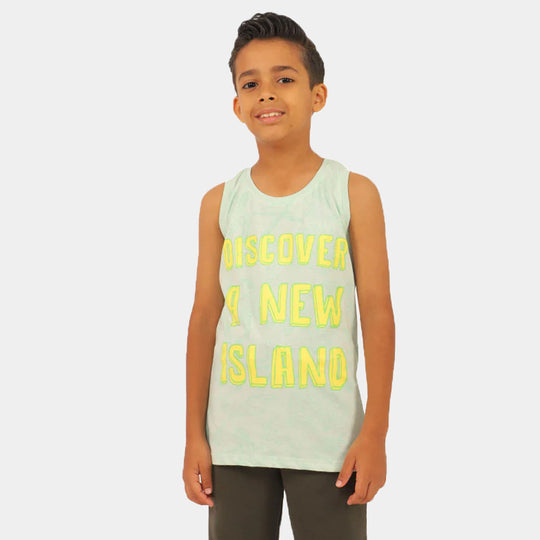 Boys Sando DISCOVER - Sea Green